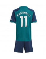 Arsenal Gabriel Martinelli #11 Alternativní dres pro děti 2023-24 Krátký Rukáv (+ trenýrky)